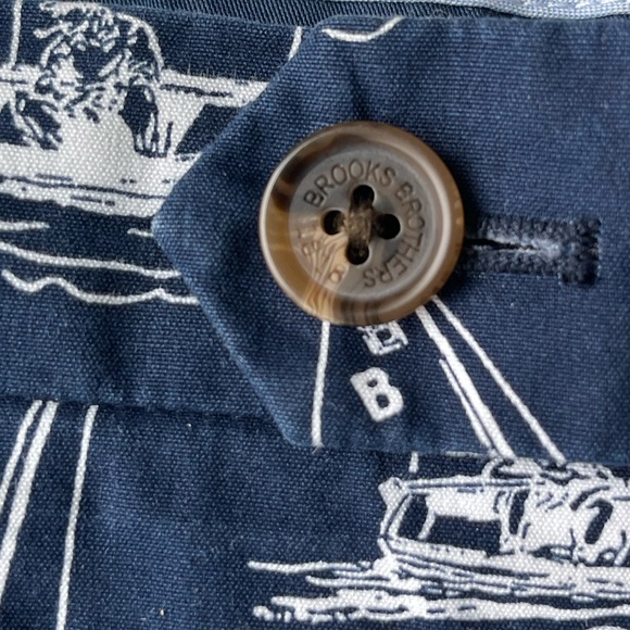 Brooks Brothers Blue Sailboat Bermuda Shorts | Men’s Size 32 - Picture 6 of 8